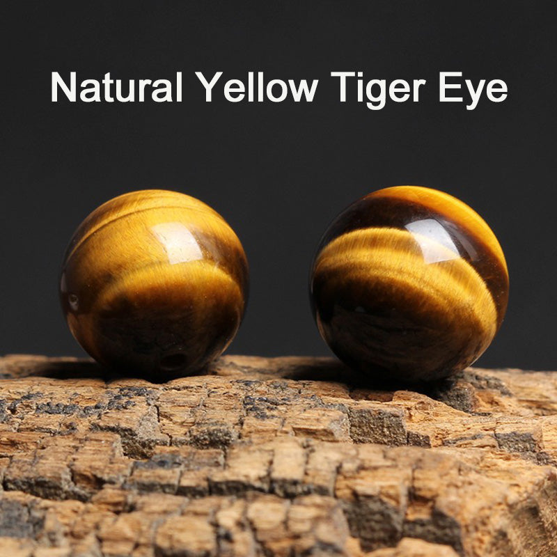 Natural Yellow Tiger Eye Loose Beads