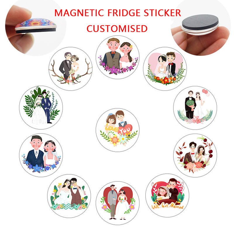 Customized Soft Magnetic Suction Fridge Stickers