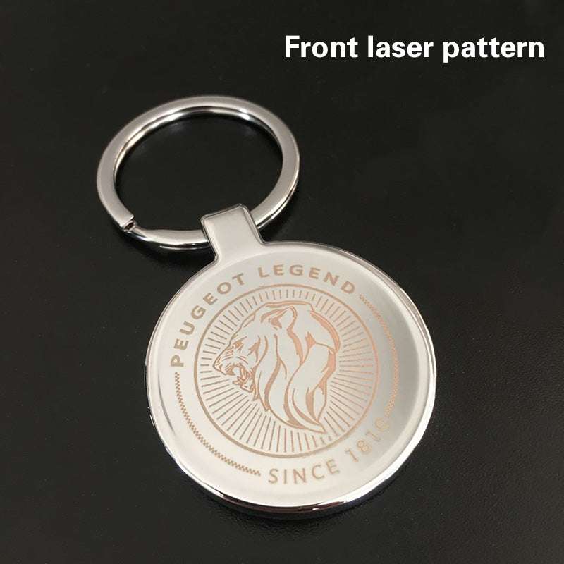 Custom Keychain With Picture Alloy Laser Engraving Epoxy Photo Keychain Customizable Text Gifts