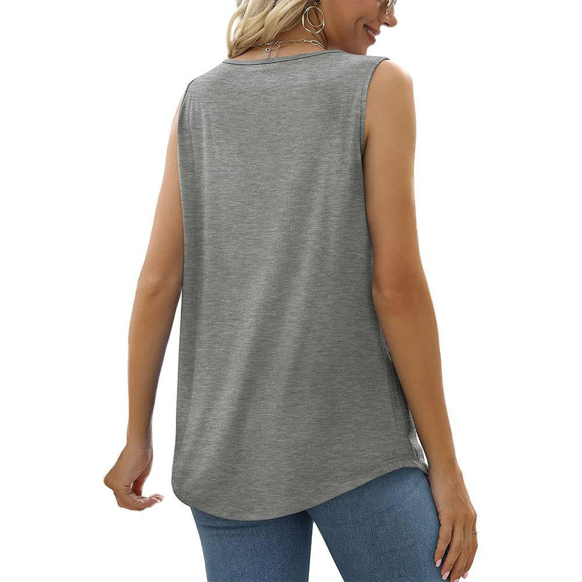 Sleeveless T-Shirt For Women Comfort Top