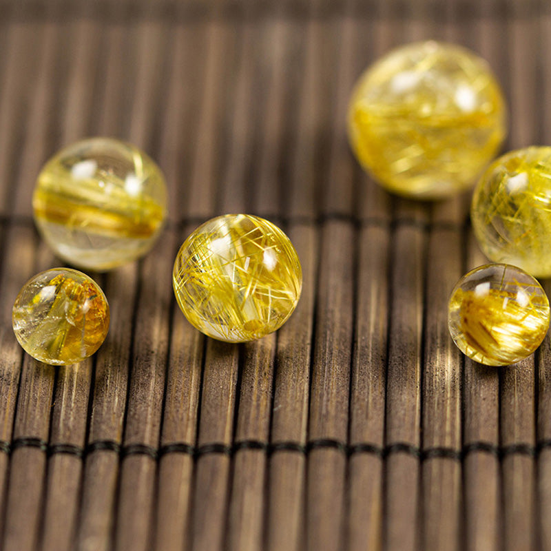 Natural Blonde Crystal Loose Beads