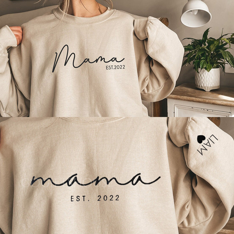 Customized Monogrammed Embroidered Sweatshirt