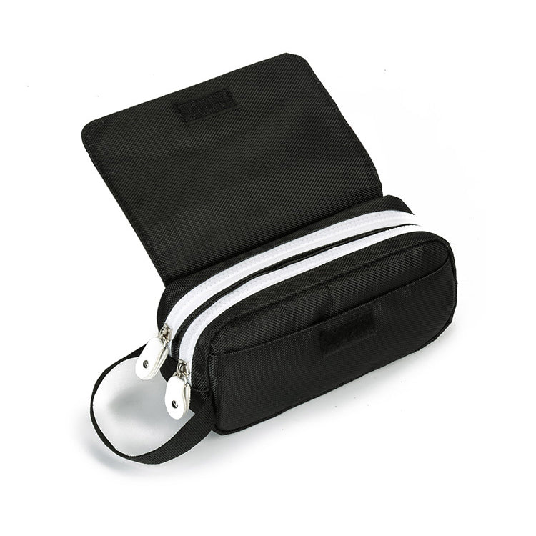 Flip-Top Double-Layer Pen Bag