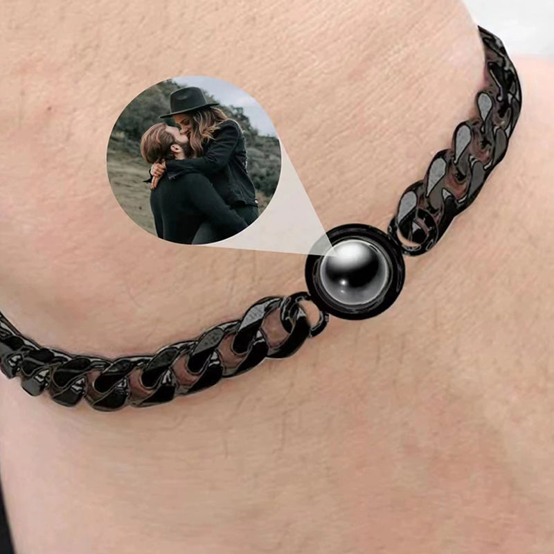 Picture Customized Projection Couple Bracelet